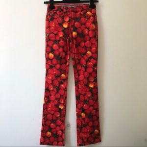 Dolce & Gabbana vintage cherry print pants